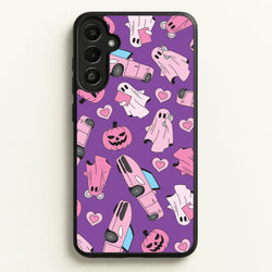 Mean Ghouls Props Pattern Galaxy A34 Case