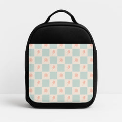 Patchwork Floral Pattern Insulated Lunch Bag
