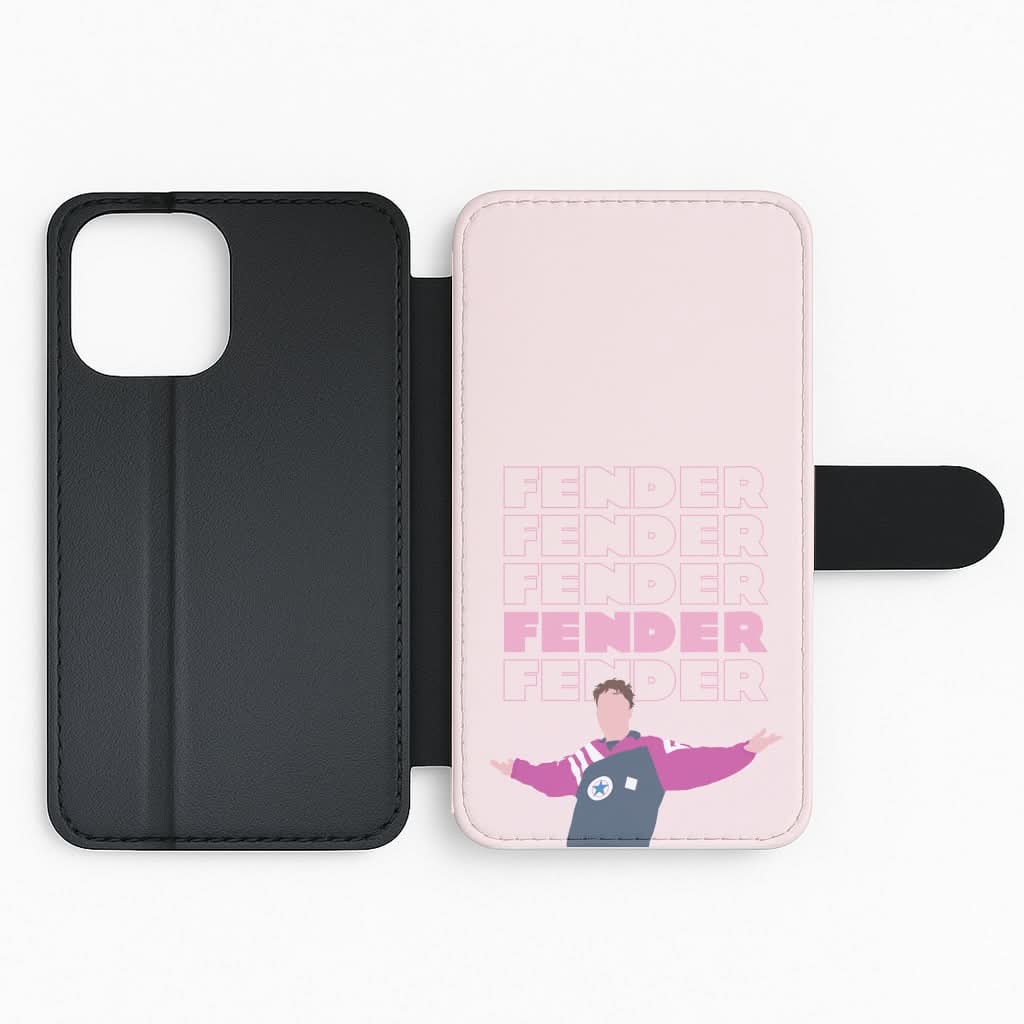 Fender Pink Sports Jersey Flip Phone Case