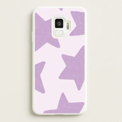 Lilac Stars Galaxy S9 Case