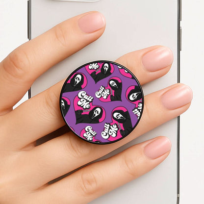 Call Me Heart Pattern Phone Grip