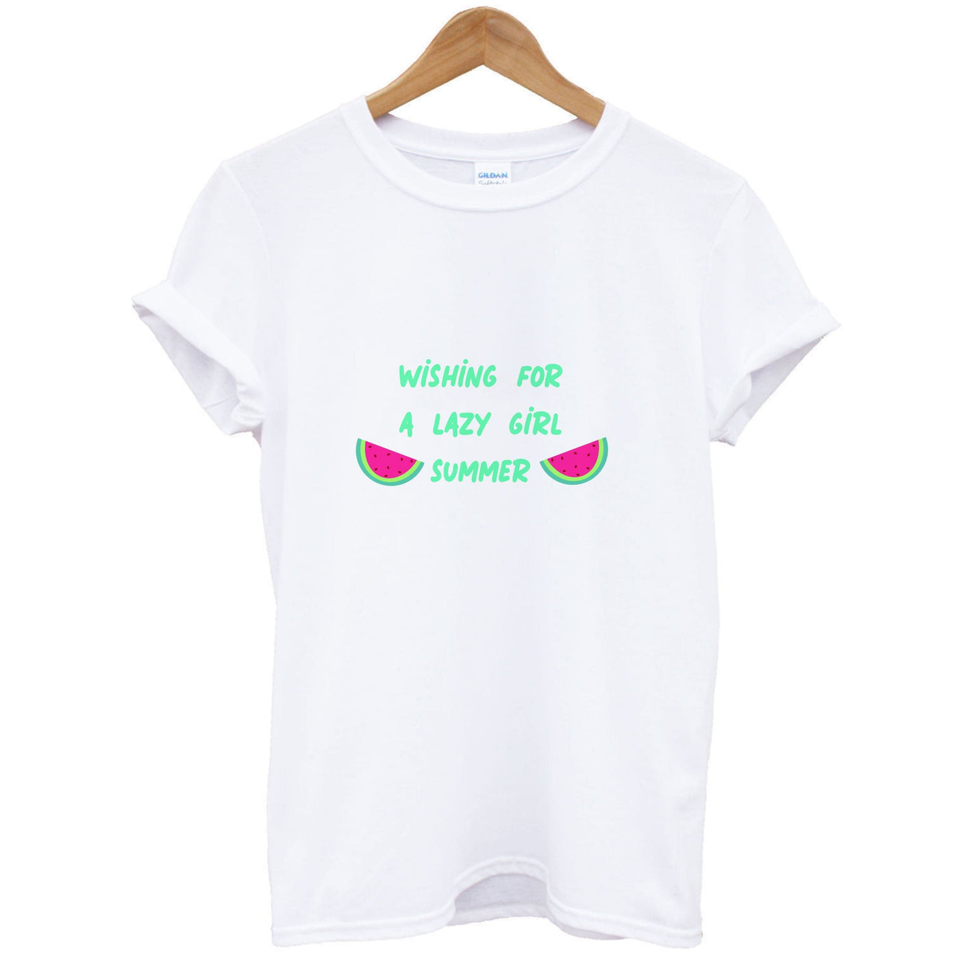Wishing For A Lazy Girl Summer - Summer T-Shirt