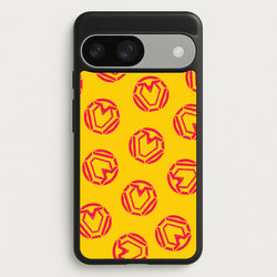 Metal Heart Pattern Google Pixel 9 / 9 Pro Case
