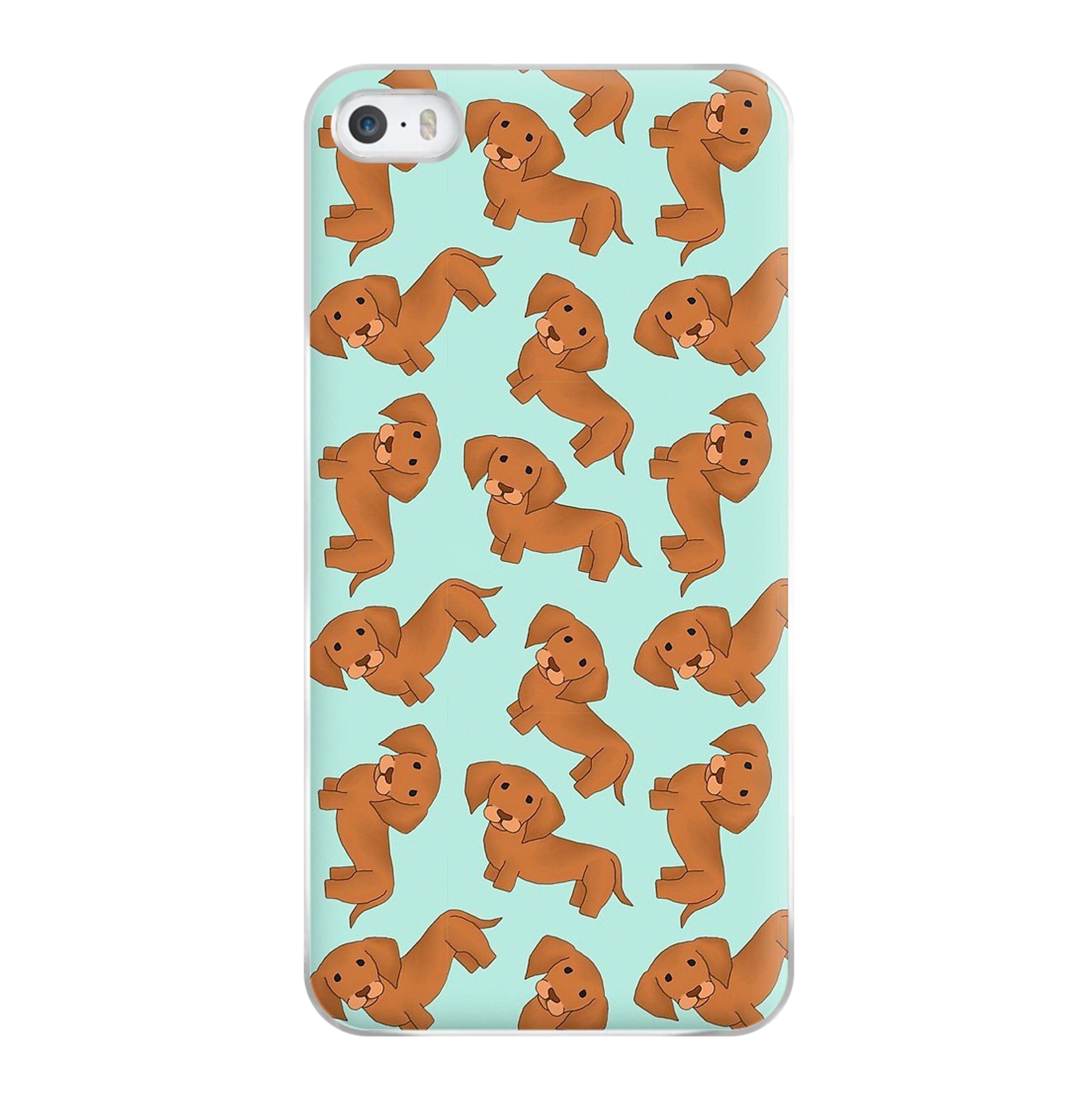 Sausage Dog Pattern Phone Case