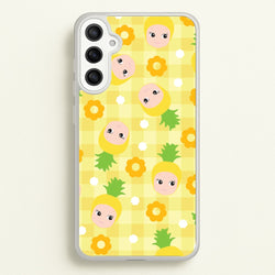 Pineapple Angel Pattern Galaxy A34 Case