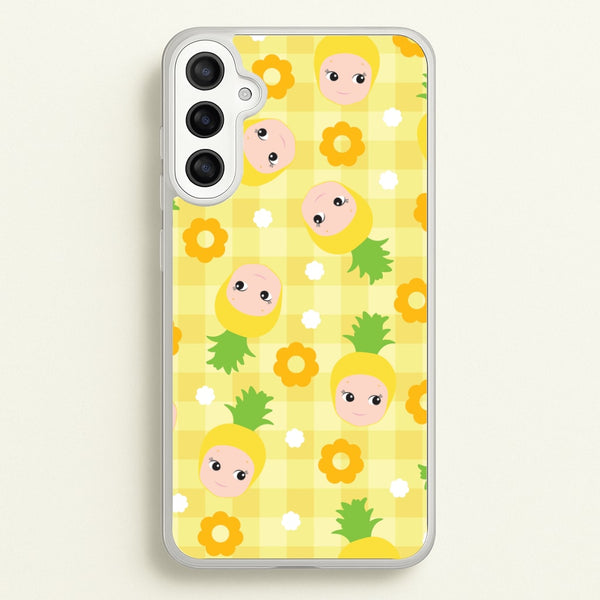 Pineapple Angel Pattern Galaxy A34 Case