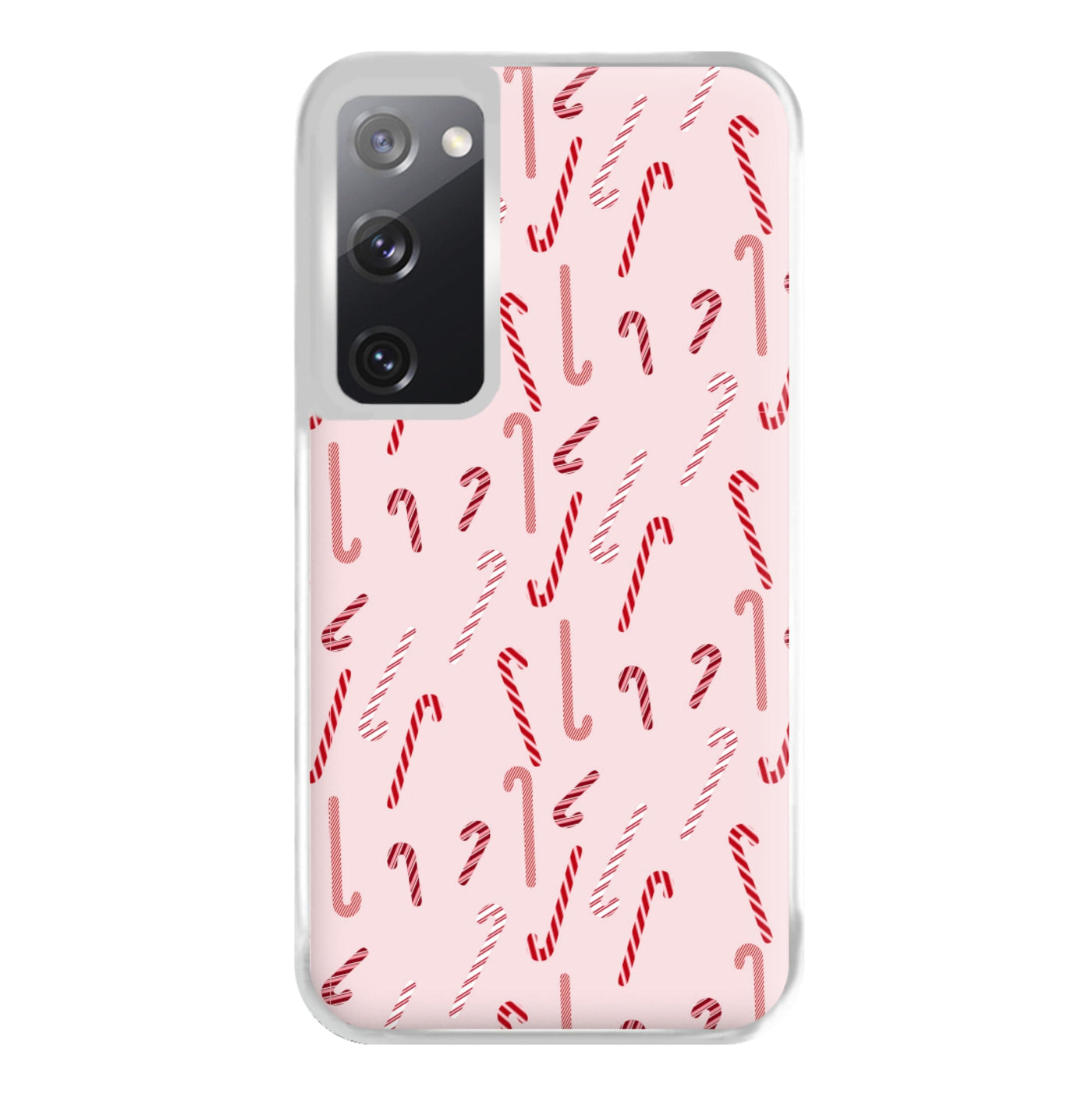 Pink Candycane Christmas Pattern Phone Case