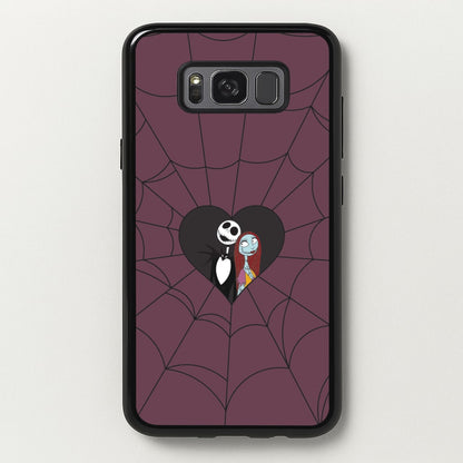 J And S Cobweb Heart Galaxy S8 Case