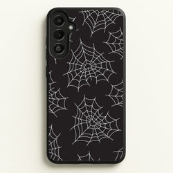 Spiderweb Hearts Pattern Galaxy A34 Case