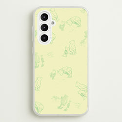 Sketched Winnie Pattern Galaxy A16 Case