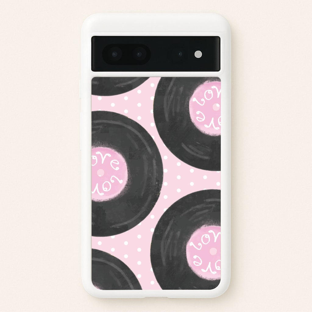 Thrifted Vinyl Polka Pattern Google Pixel 7 Case