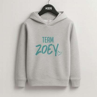 Team Zoey Grey Kids Hoodie