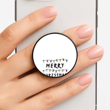 Merry Christmas String Lights Phone Grip