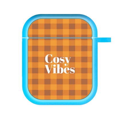 Checkered Cosy Vibes AirPods Case