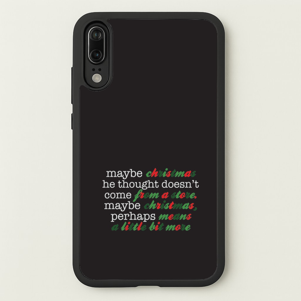 Green Creature Quote Huawei P20 Case