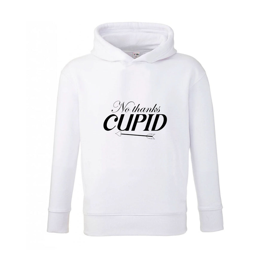 Valentine's No Thanks Cupid Kids Hoodie