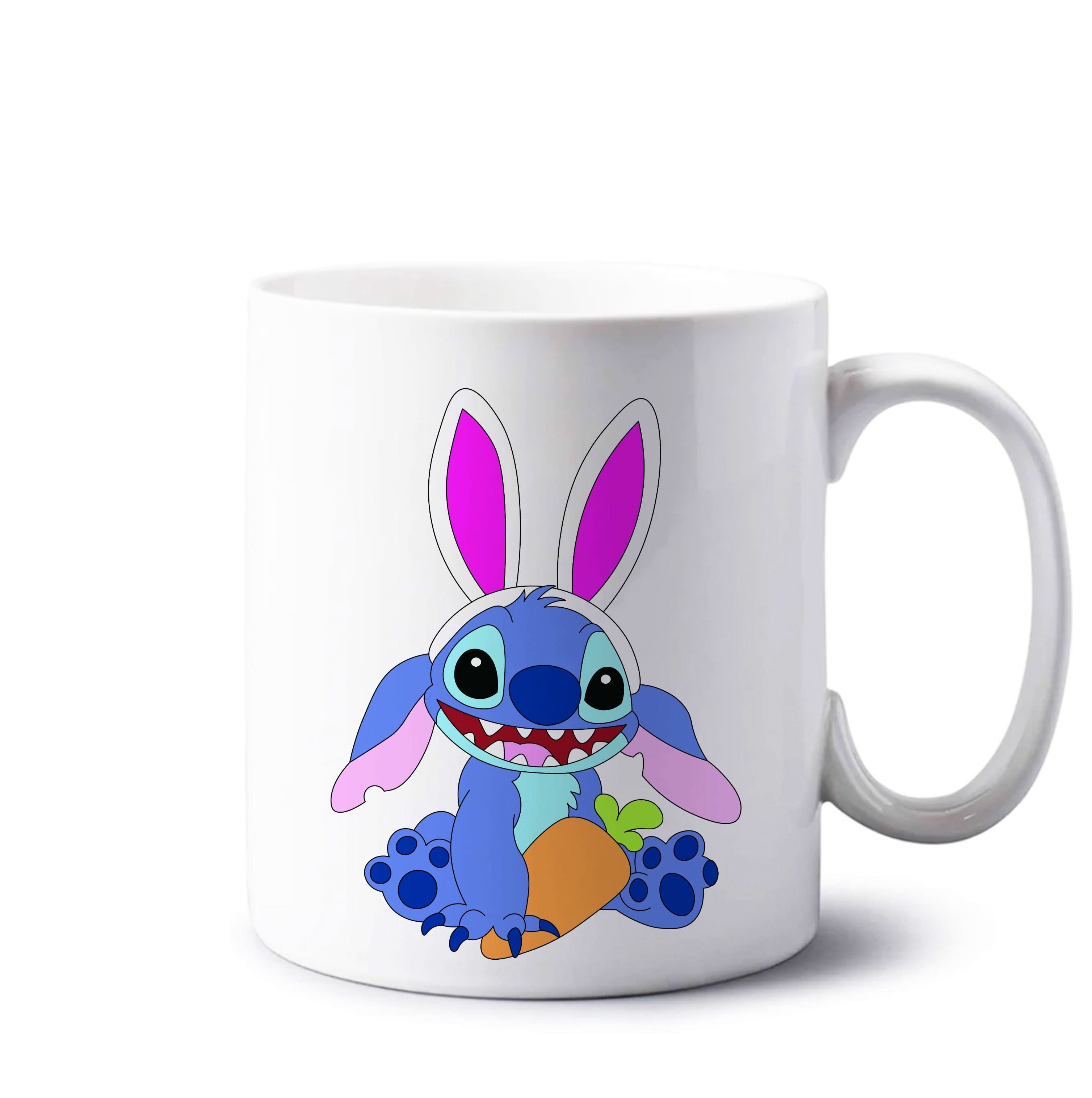 Easter Bunny Blue Alien Mug