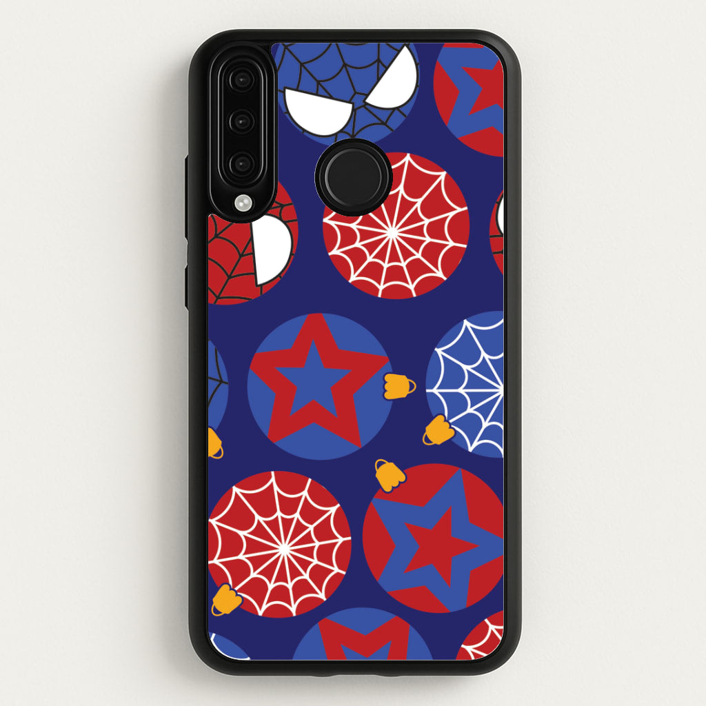 Spider Hero Baubles Pattern Huawei P30 Lite Case