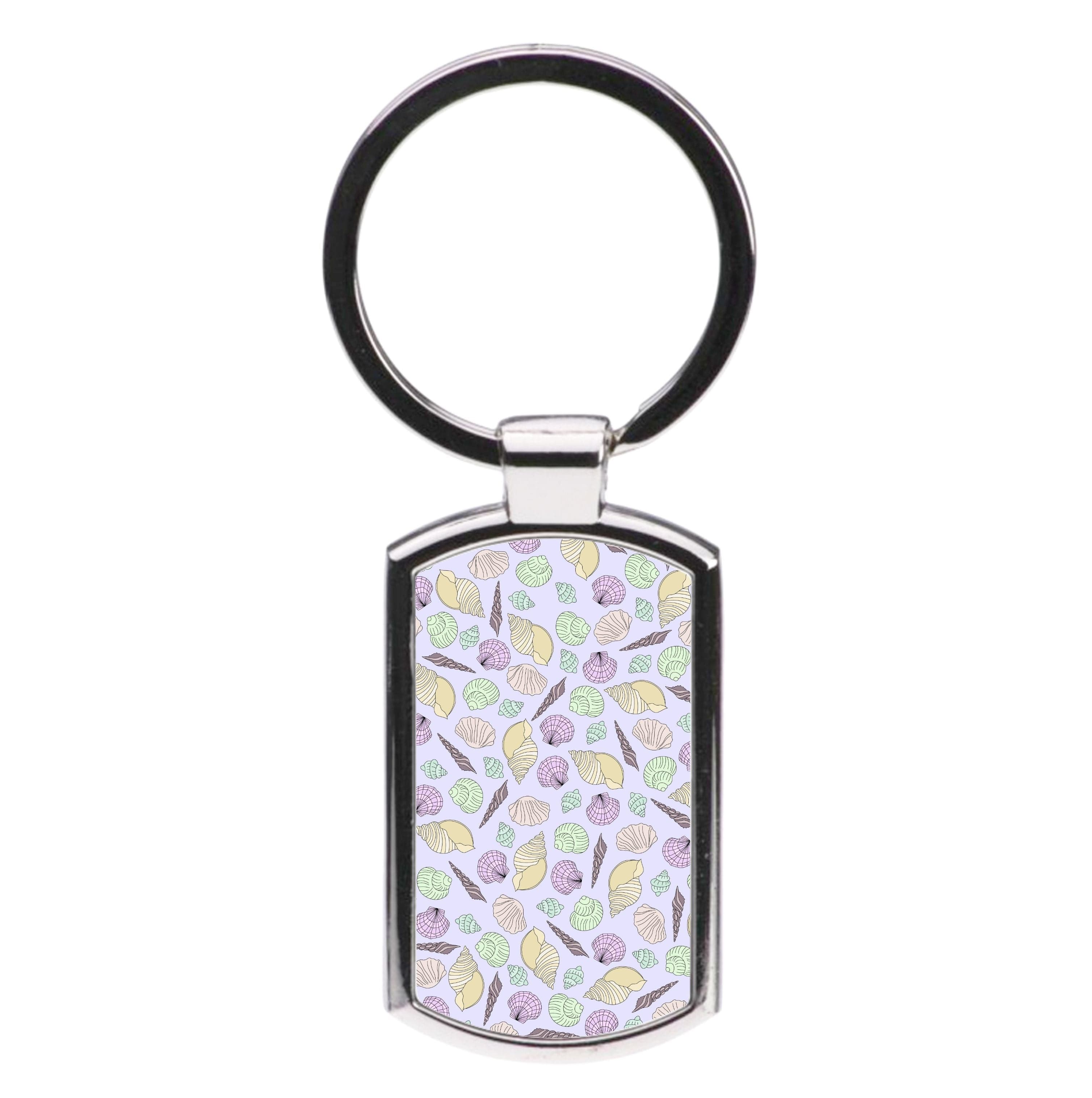 Seashells Pattern 7 Luxury Keyring