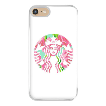 Pink Coffee Logo Phone Case