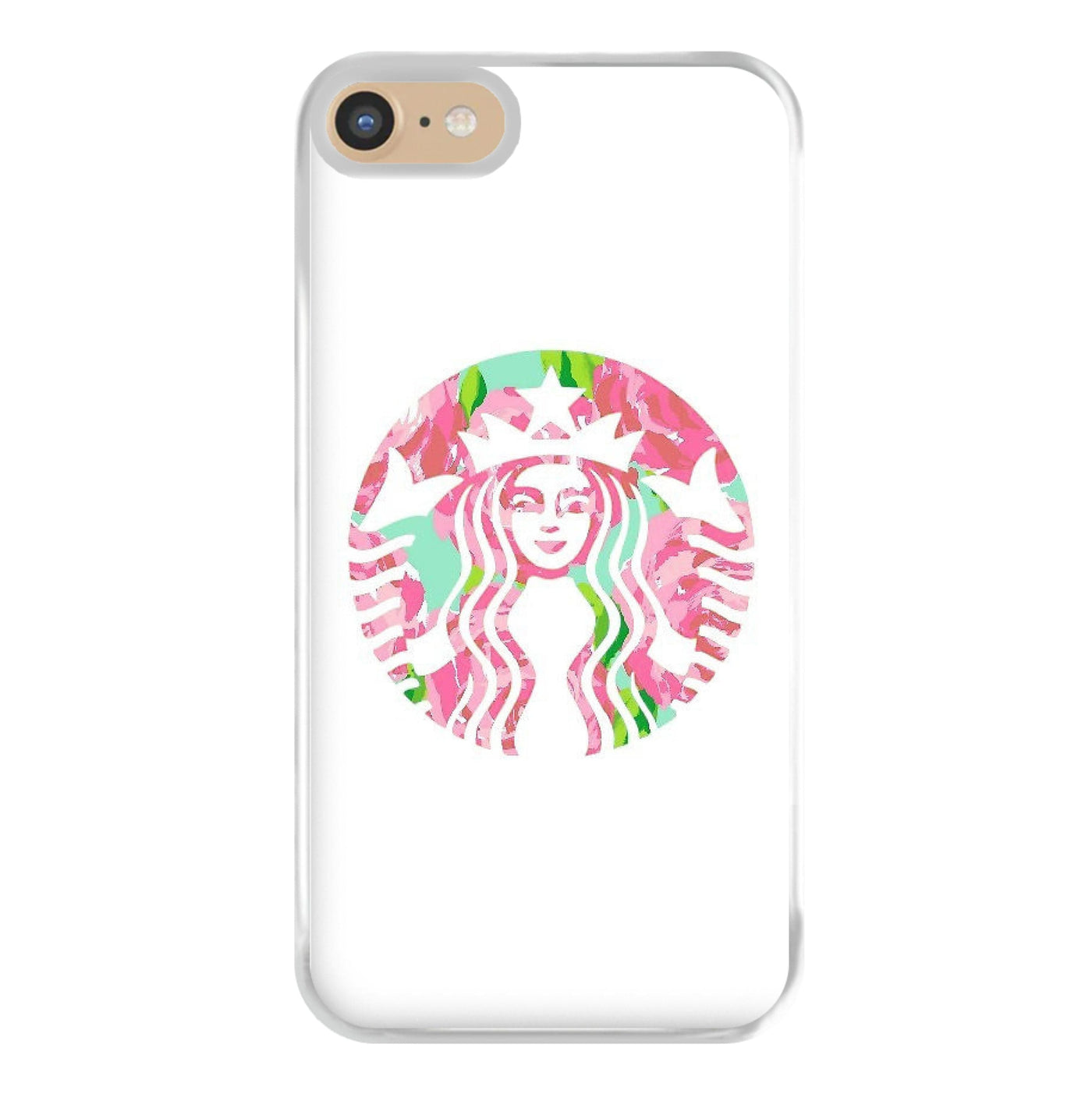 Pink Starbucks Logo Phone Case