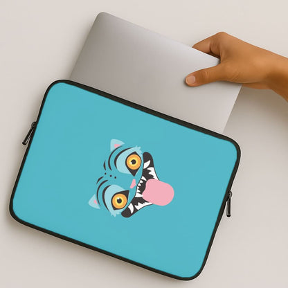 Demon Cat Face MacBook Cover