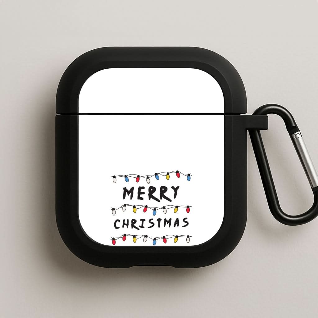 Merry Christmas String Lights AirPods Case