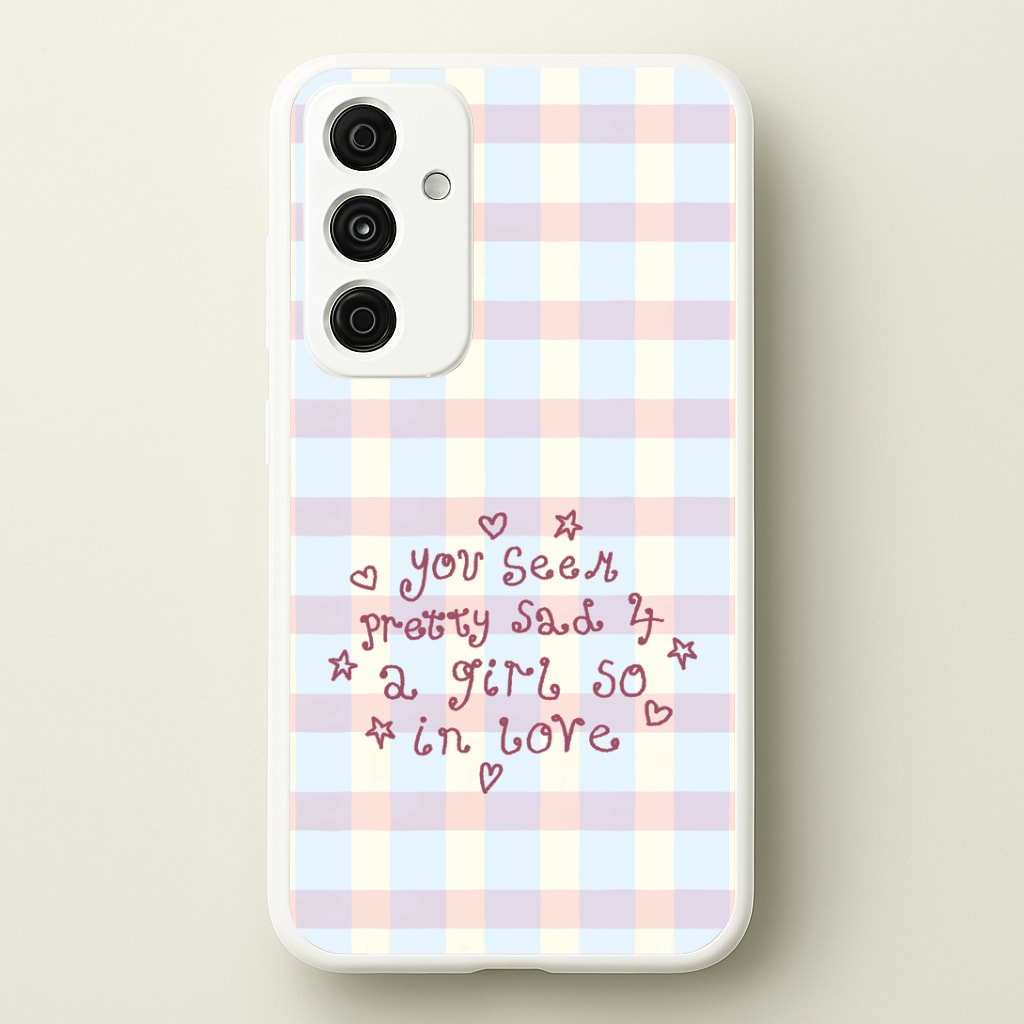 Dreamy Plaid Galaxy A15 Case
