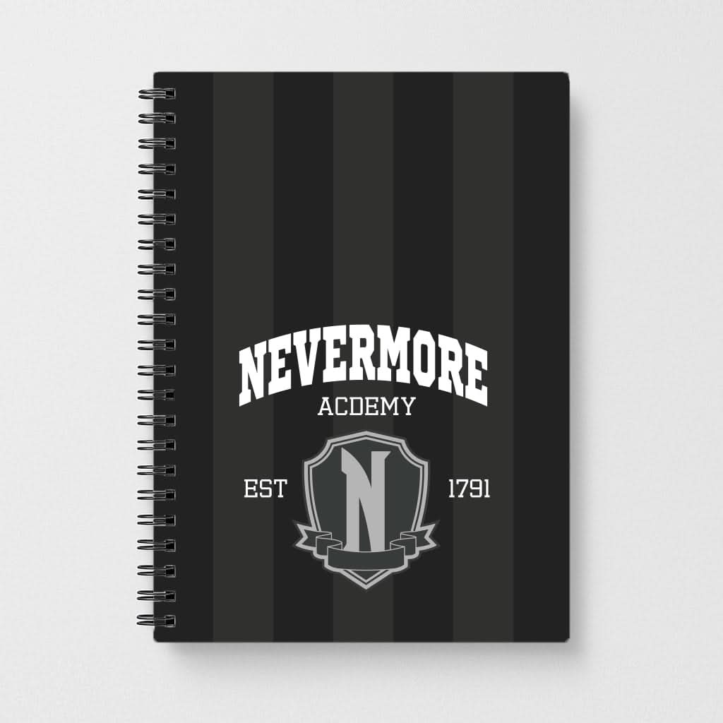 Addams Academy Gray Notebook