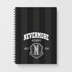 Addams Academy Gray Notebook