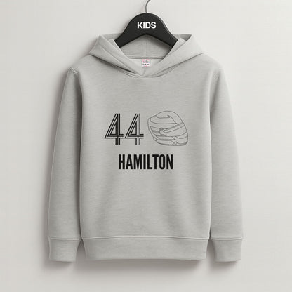 Hamilton Helmet 2026 Grey Kids Hoodie