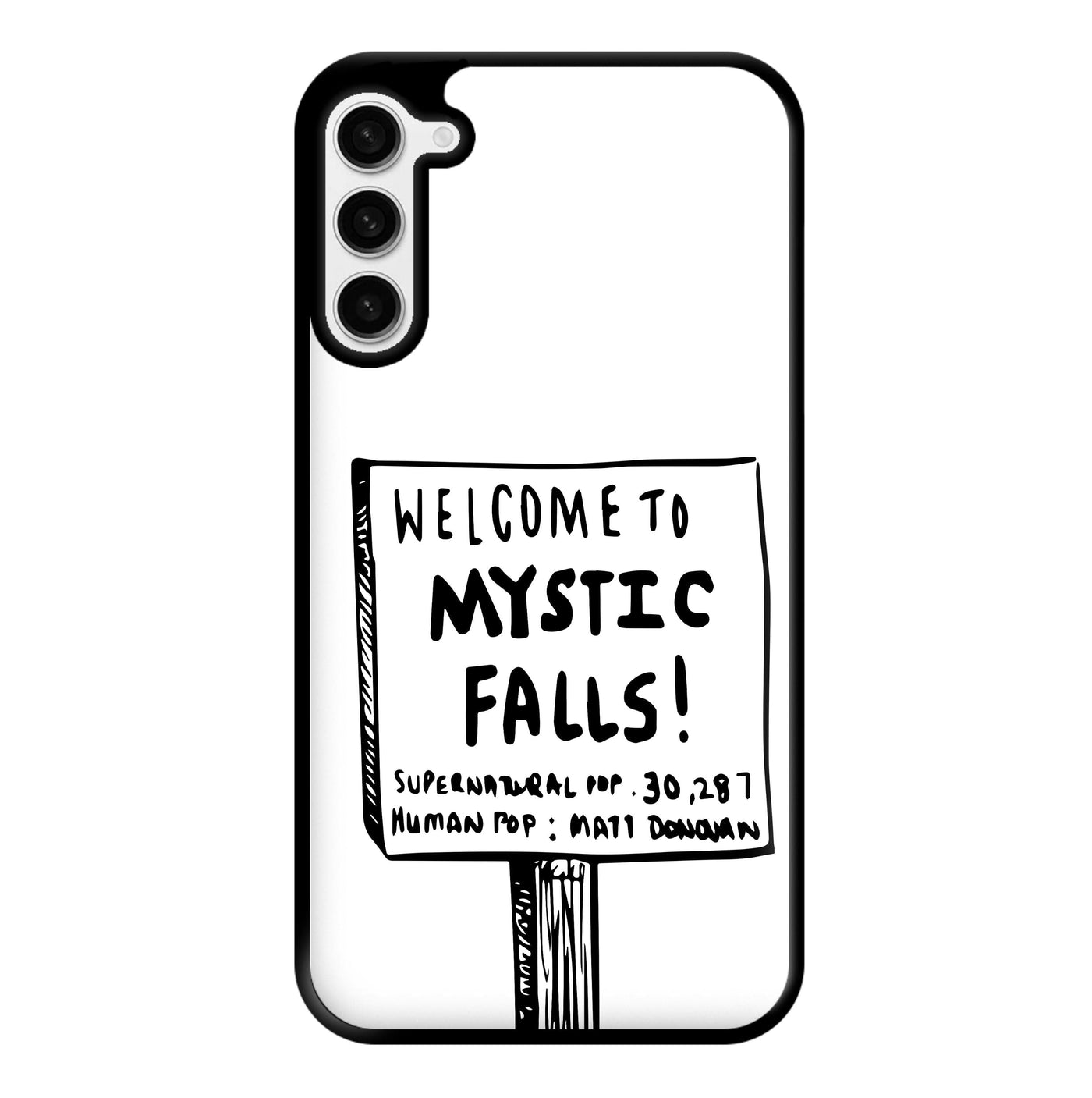 Welcome to Mystic Falls - Vampire Diaries Phone Case