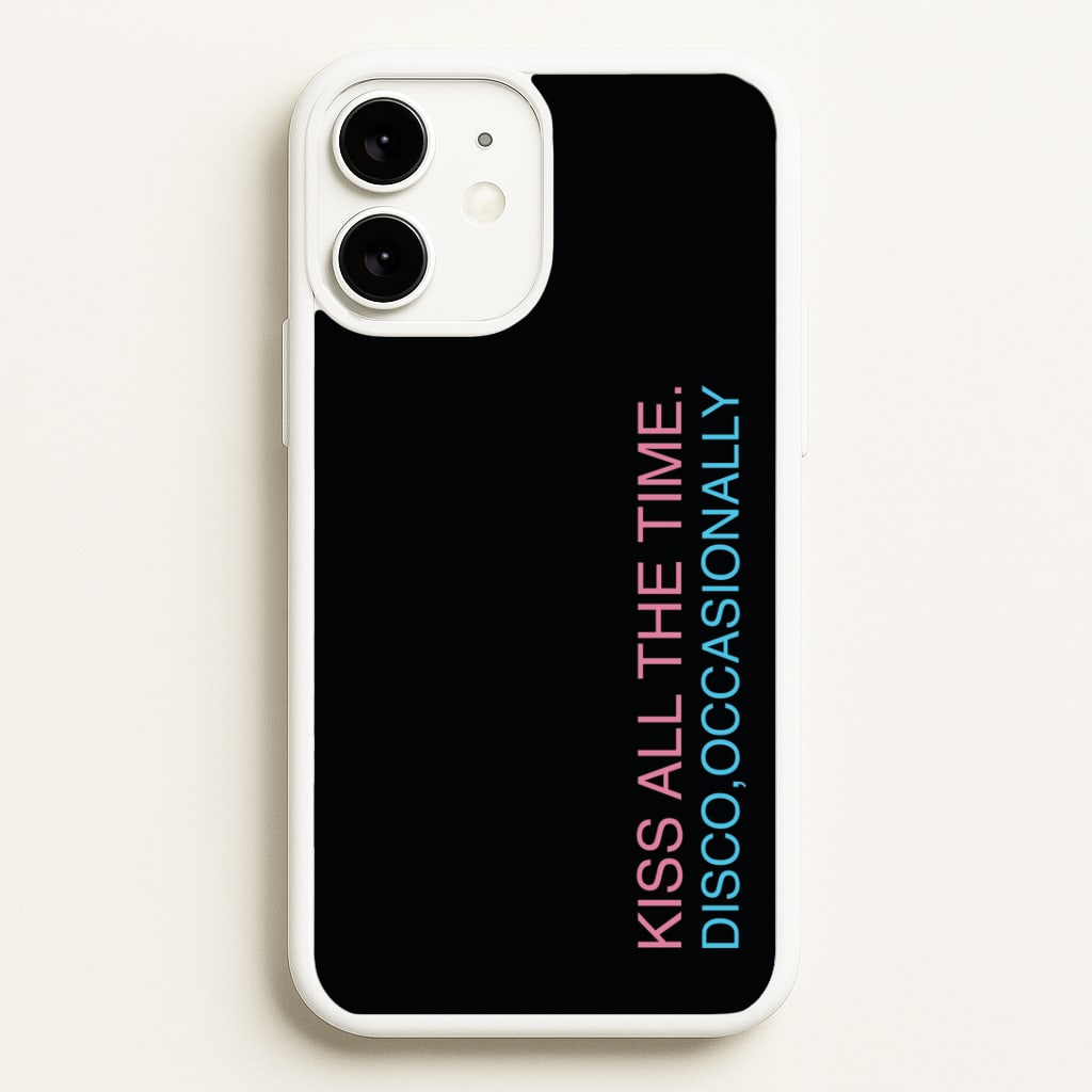 Disco Occasionally Text iPhone 11 Case