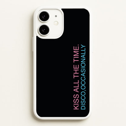 Disco Occasionally Text iPhone 11 Case