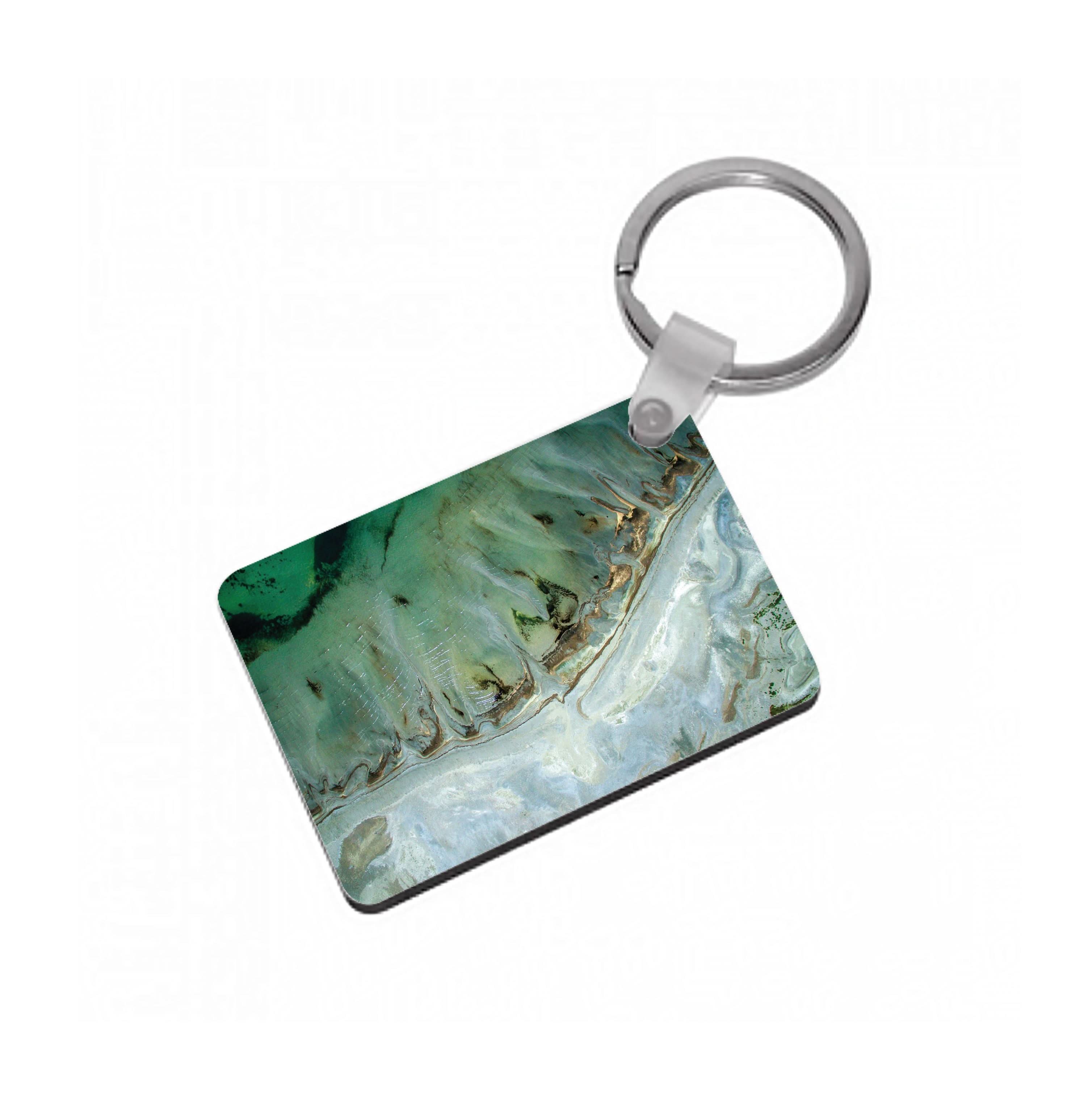 Emerald Marble  Keyring