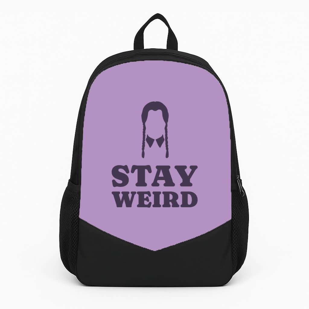 Stay Weird Purple Backpack