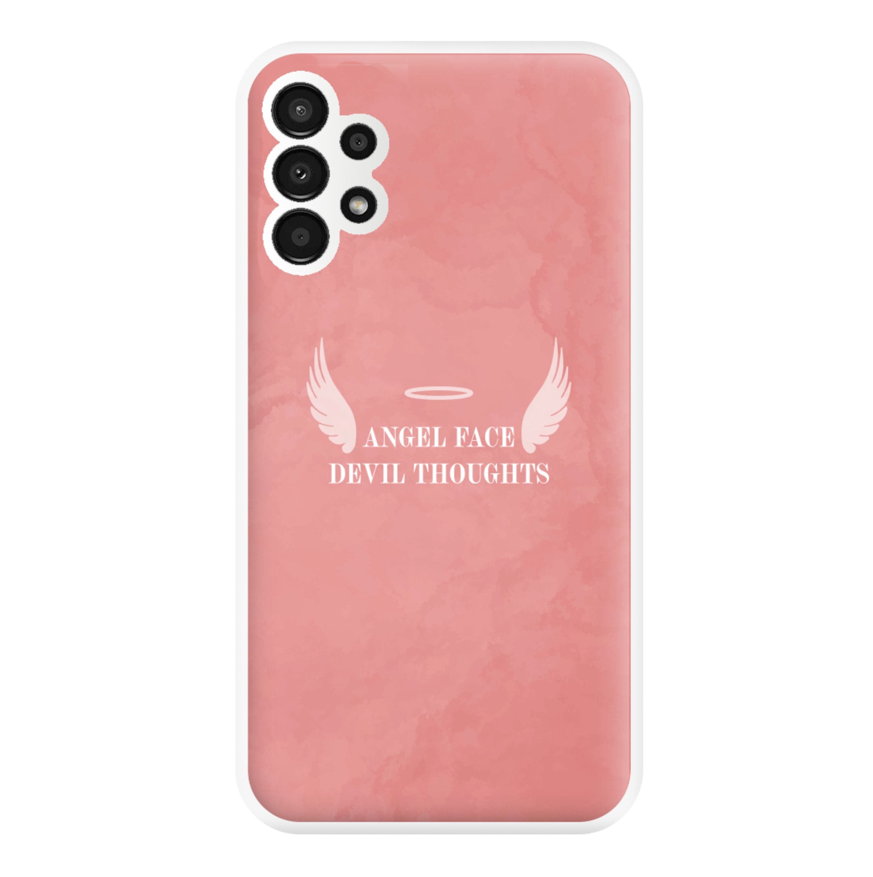 Angel Face Devil Thoughts Phone Case