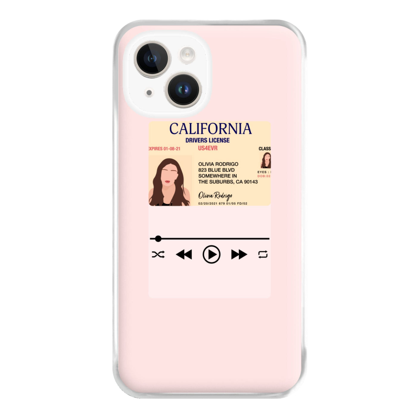 Drivers License - Olivia TikTok Phone Case