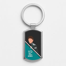 Antonelli 2026 Silver Metal Keyring