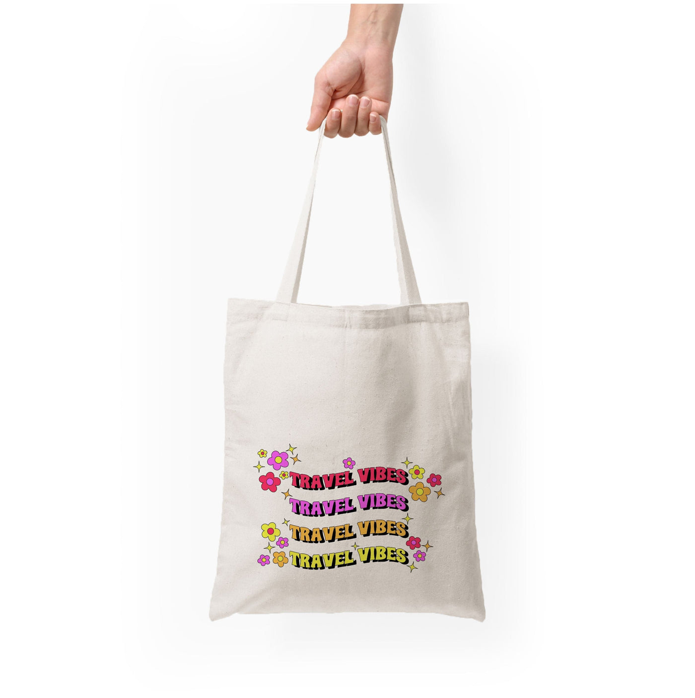 Travel Vibes - Travel Tote Bag