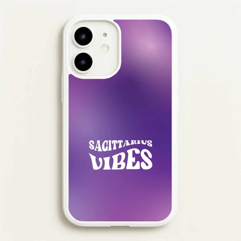 Sagittarius Vibes Gradient Zodiac iPhone 12 Mini Case