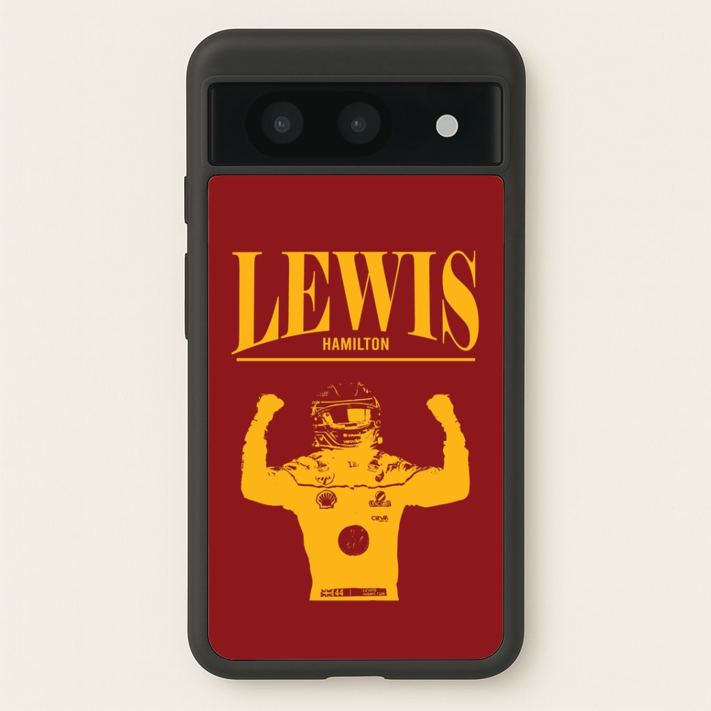 Lewis Red And Gold Google Pixel 8a Case