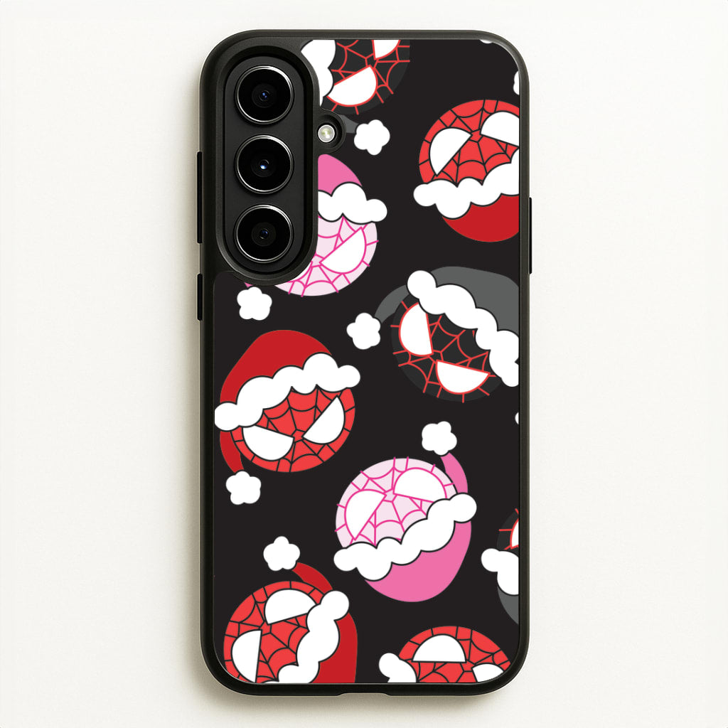 Spider Heroes Christmas Pattern Galaxy A56 Case