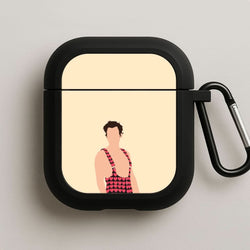 Harry Heart Jumpsuit Black AirPods Case