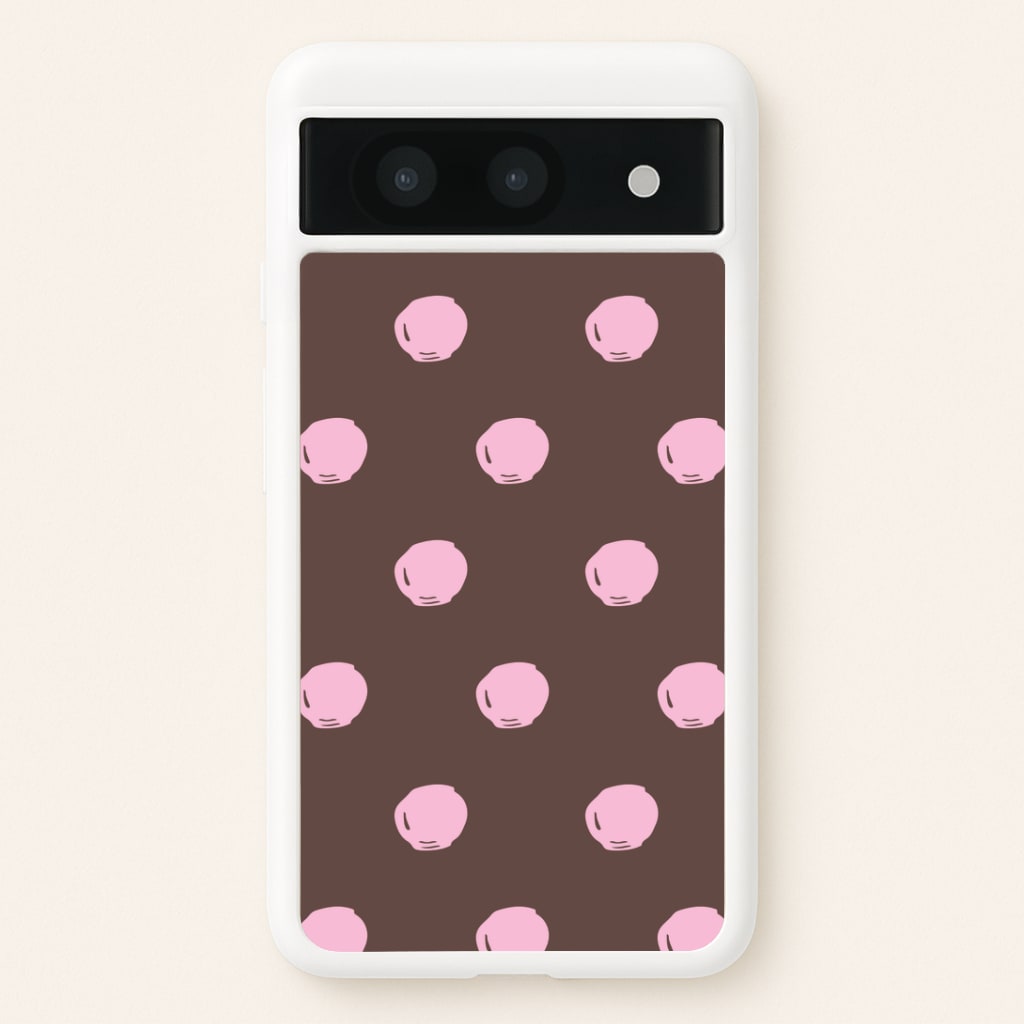 Chocolate & Strawberry Buttons Google Pixel 8a Case