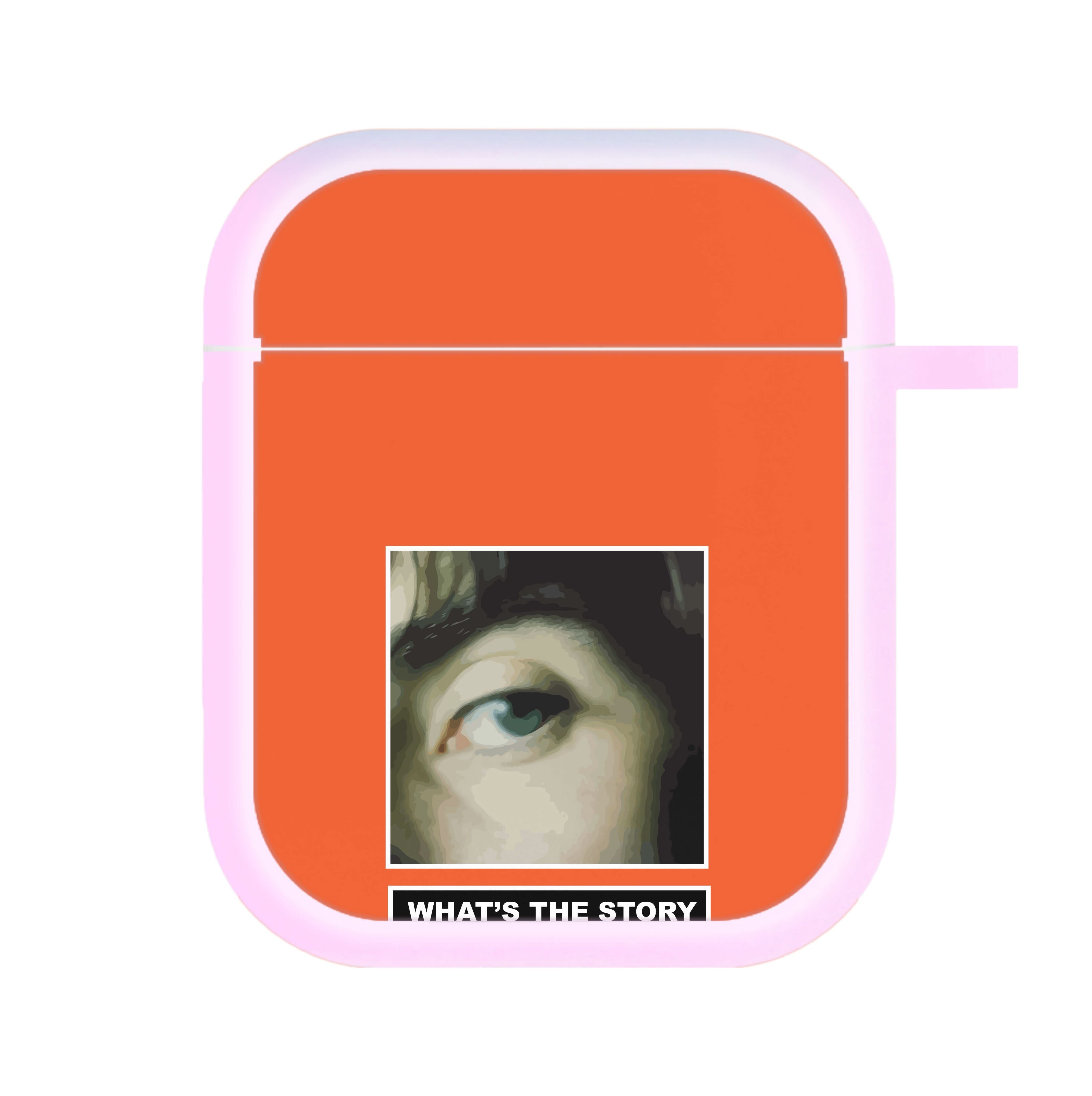 What's The Story Orange AirPods Case