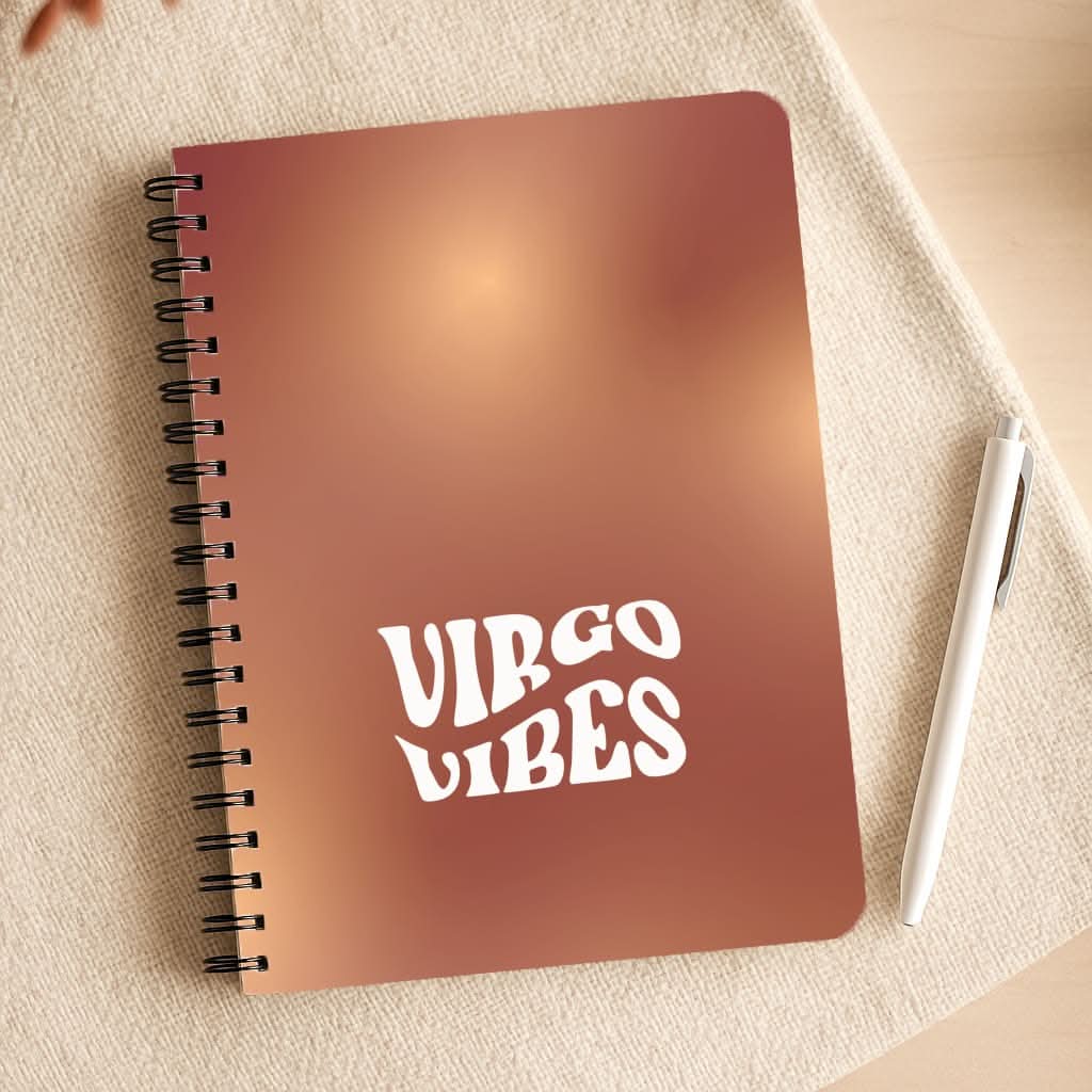 Virgo Vibes Gradient Zodiac Notepad