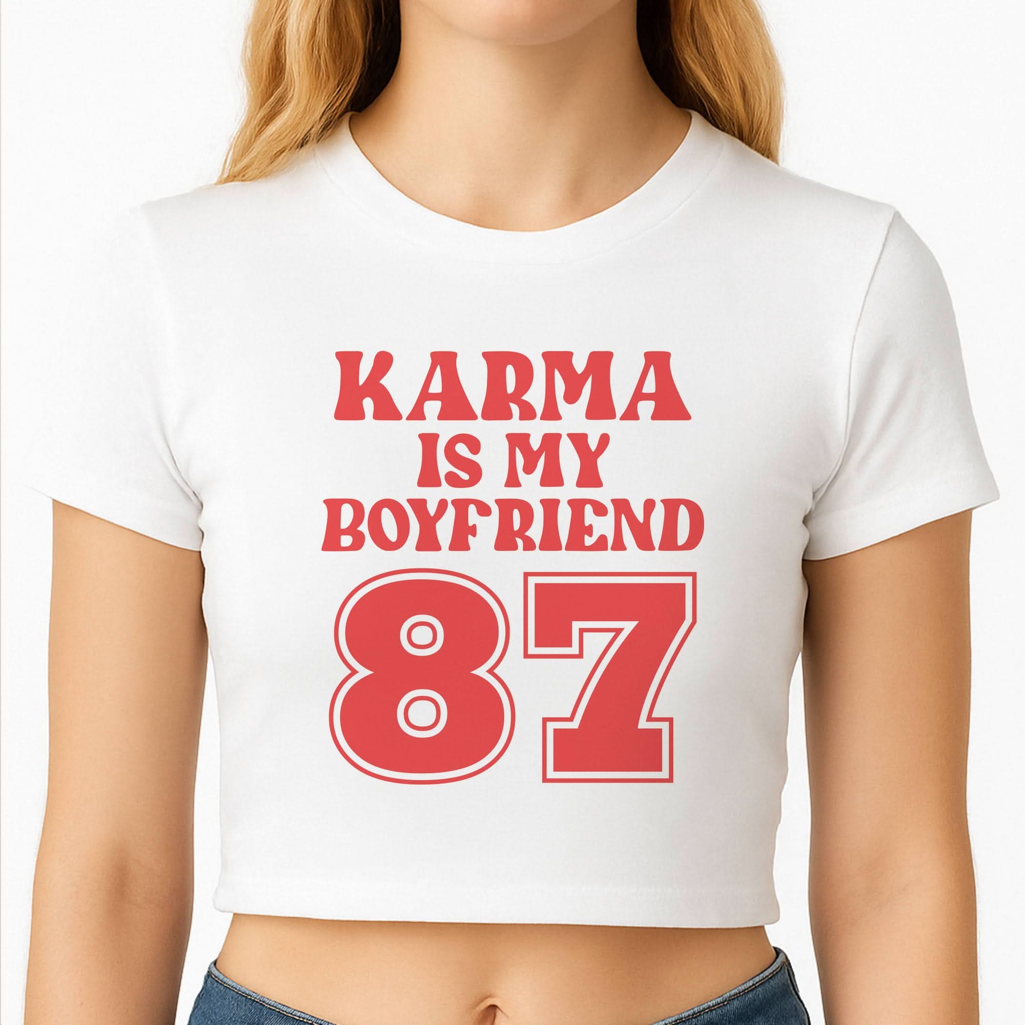 Karma Is My Boyfriend Crop Top