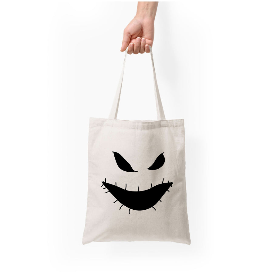 Green Face Tote Bag