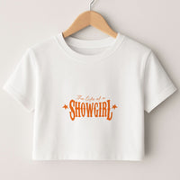 TLOAS Orange Crop top